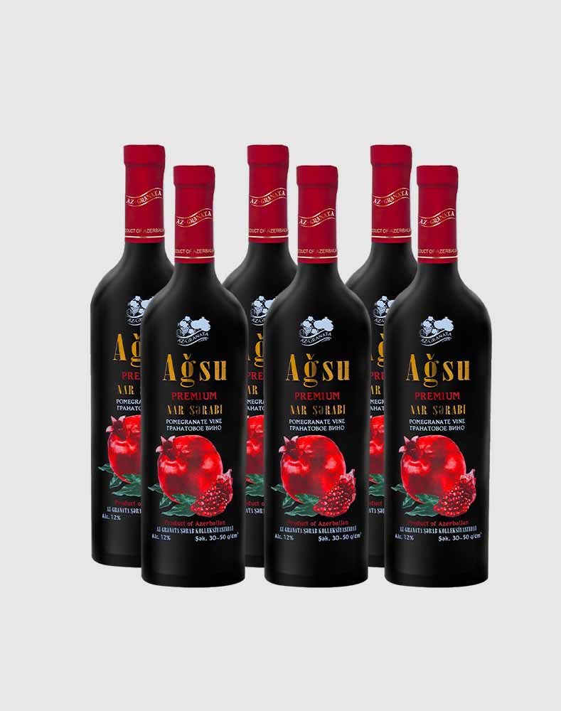 AGSU POMEGRANATE WINE PREMIUM EDITION CASE (6 Bottles)