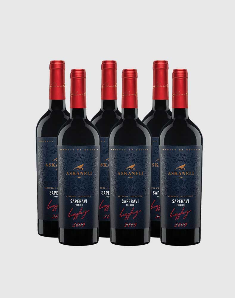 ASKANELI SAPERAVI OAK PREMIUM 2020 CASE (6 Bottles)