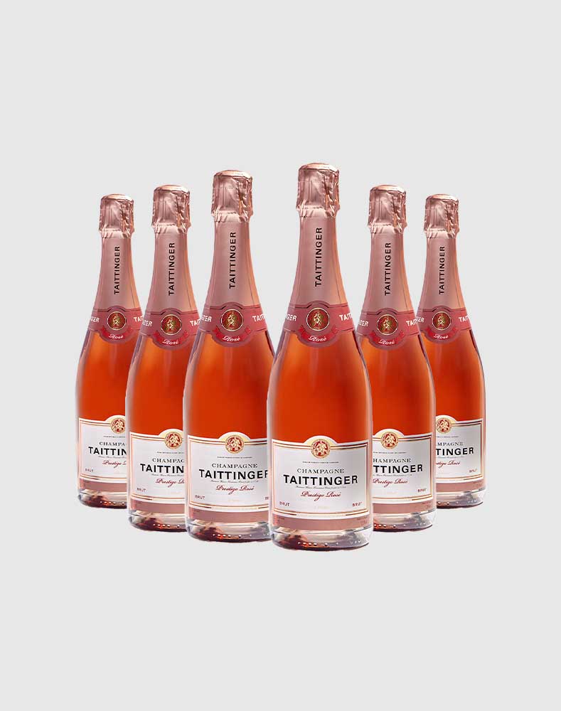 TATTINGER PRESTIGE ROSE BRUT ROSE BRUT 75cl CASE (6 Bottles)