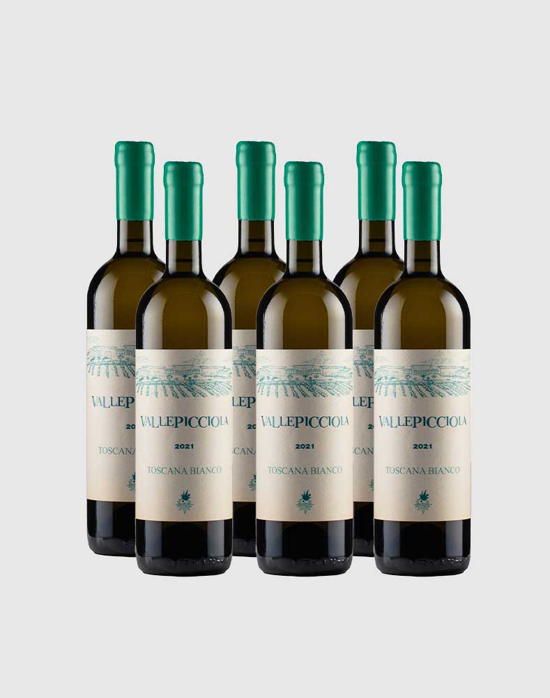 Vallepicciola Grand Cru Bianco Tuscany 2021 Case (6 Bottles)