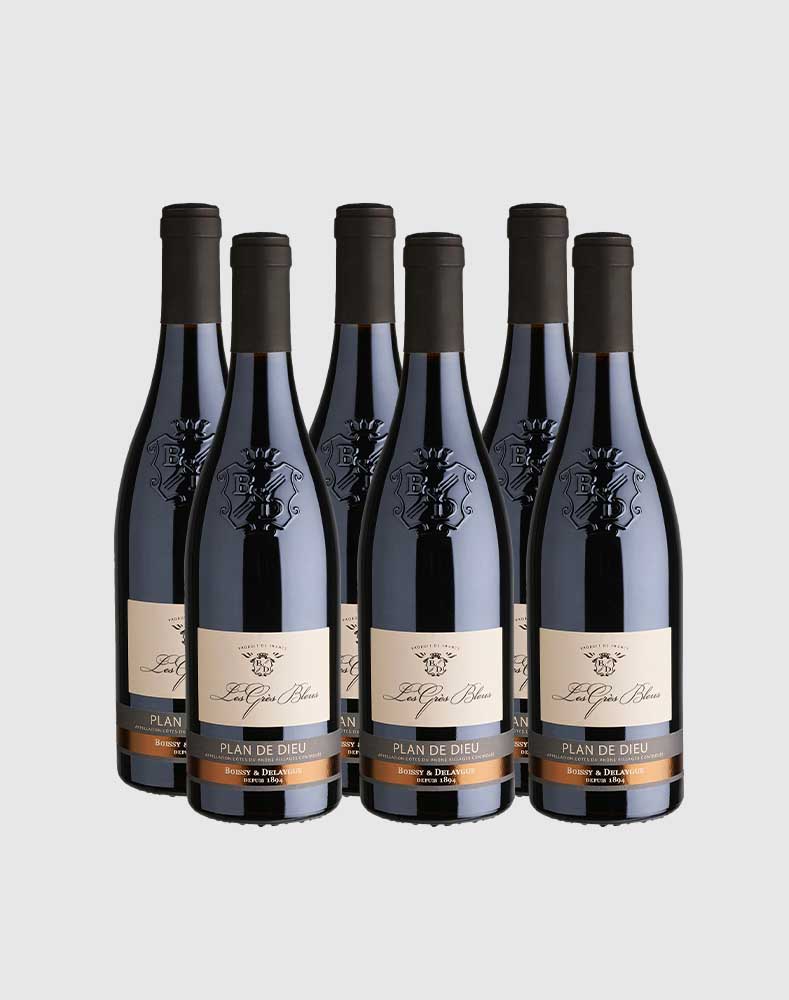 Boissy & Delaygue Les Grès Bleus Côtes-du-Rhône-Villages 'Plan de Dieu' 2020 Case (6 Bottles)