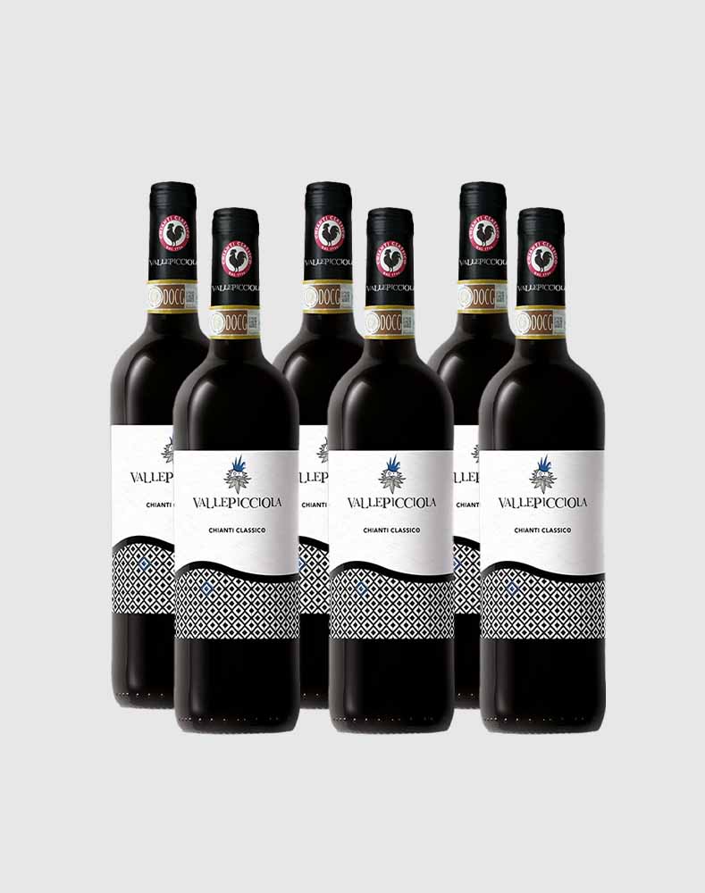 VALLEPICCIOLA CHIANTI CLASSICO DOCG 2018 CASE (6 Bottles)