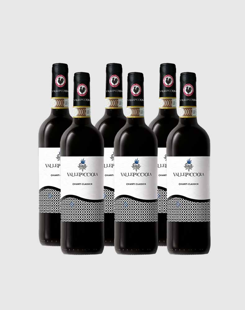 Vallepicciola Chianti Classico Docg 2018 Case (6 Bottles)