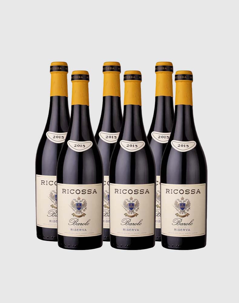 RICOSSA BAROLO RISERVA DOCG 2015 CASE (6 Bottles)