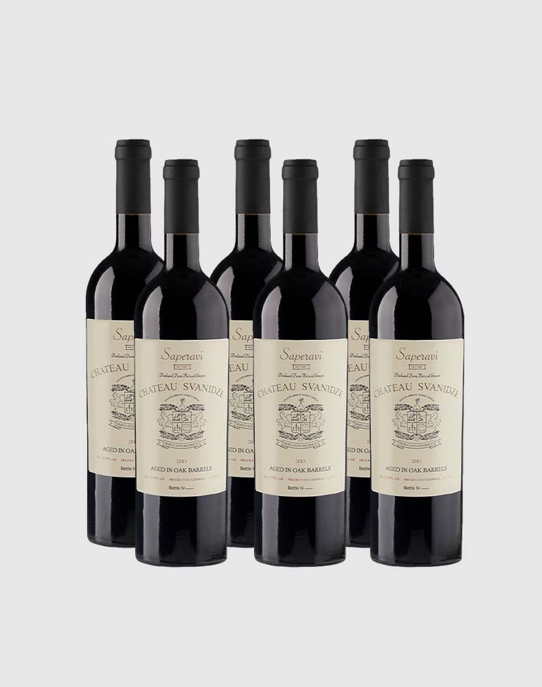 Château Svanidze Saperavi Reserve 2013 Case (6 Bottles)