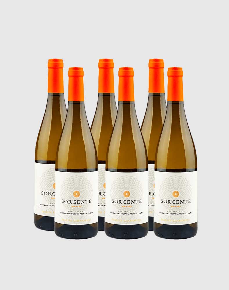 TENUTA COL FIORITO LAZIO SORGENTE GRECO MALVASIA 2018 CASE (6 Bottles)