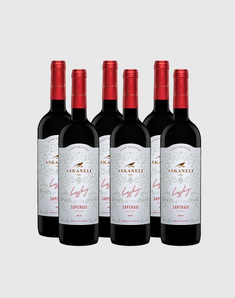 Askaneli Saperavi Classic Collection 2021 Wine Case (6 Bottles)